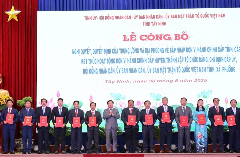 Xem Danh Sách 96 Bí thư Xã, Phường Mới Của Tây Ninh