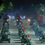 Dàn vũ khí, khí tào phô diễn một ph