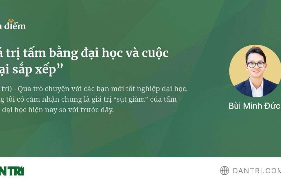 Giá trị tấm bằng đại học và cuộc “đại sắp xếp”