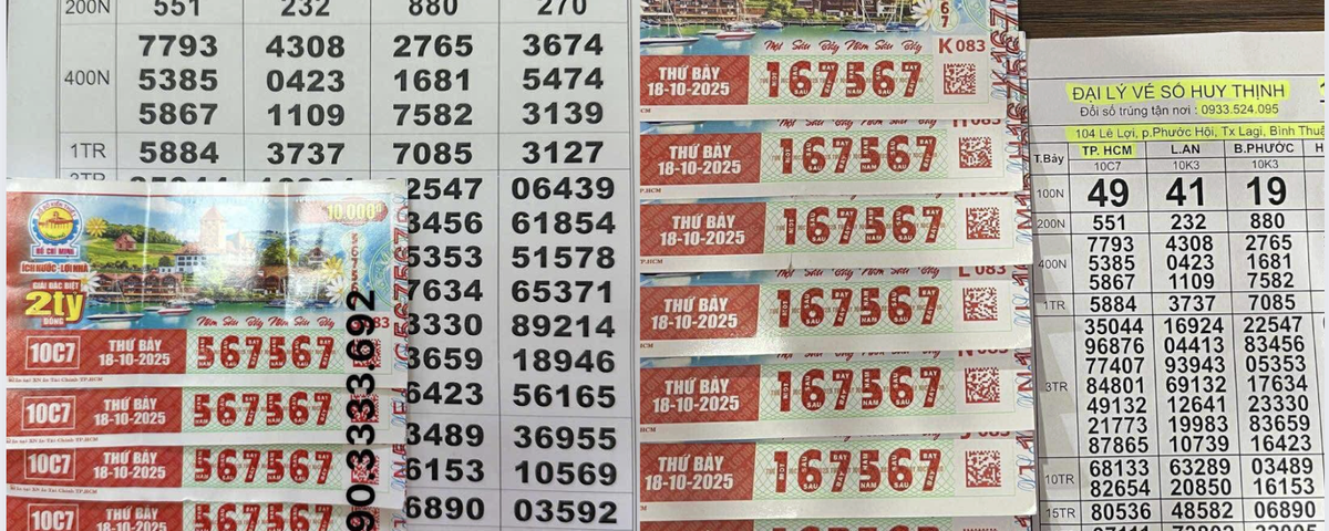 Xổ số miền Nam: Dãy số đẹp 567567 trúng độc đắc đài TP.HCM, đổi thưởng 8 tỉ